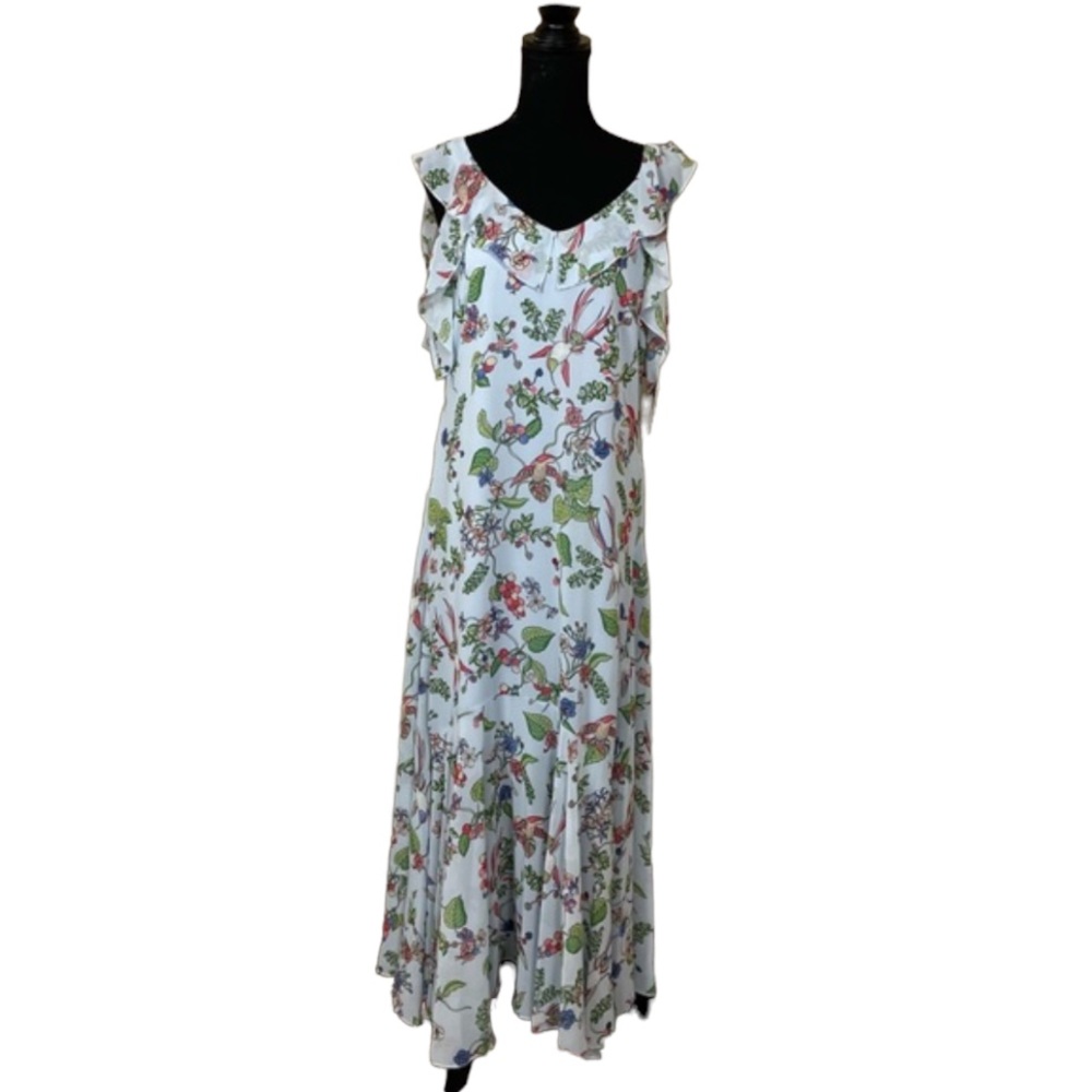 Nanette Lepore Hummingbird Floral Maxi Dress